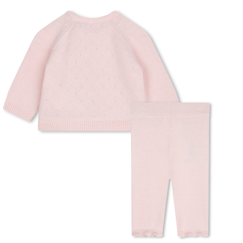Conjunto de cardigã e calças CARREMENT BEAU 
                    GIRL