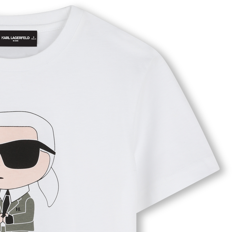 T-shirt de manga curta KARL LAGERFELD KIDS 
                        BOY