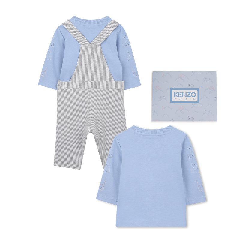 Conjunto de camiseta + macacão KENZO KIDS 
                    BOY