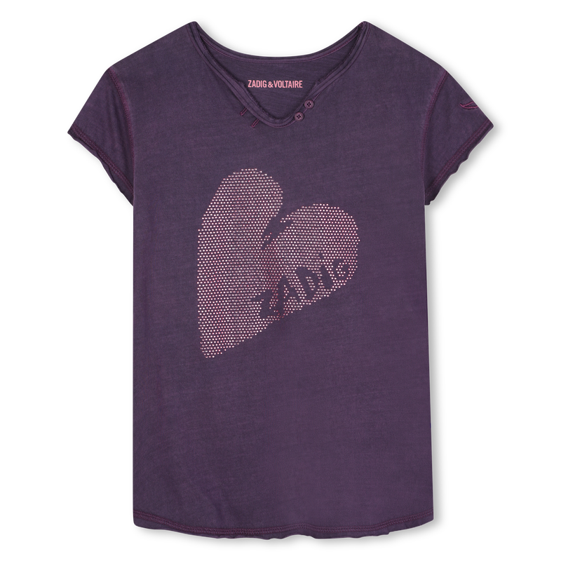 T-shirt com estampado gr&aacute;fico ZADIG & VOLTAIRE 
                        GIRL