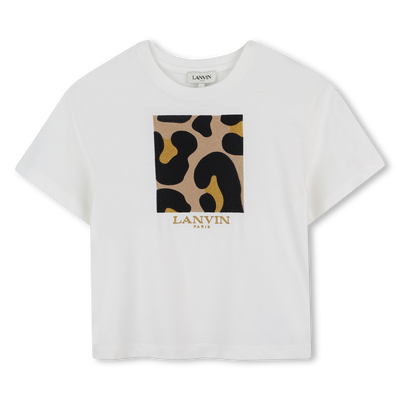 T-shirt estampada de manga curta LANVIN GIRL