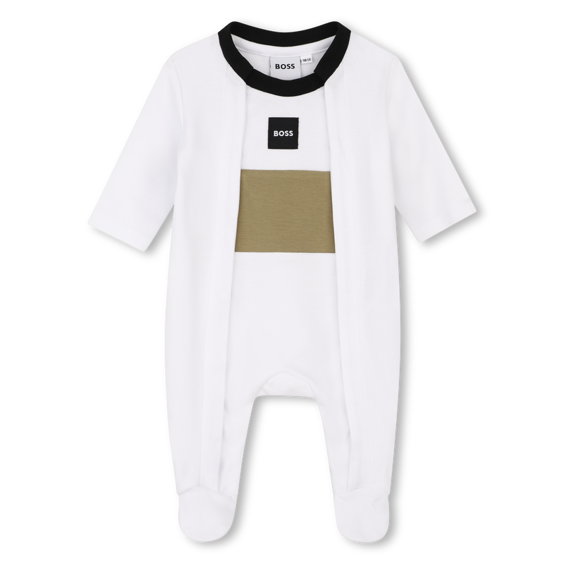Conjunto de pijama, touca e babador BOSS 
                        BOY