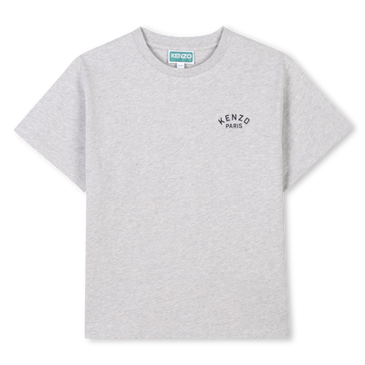 T-shirt manga curta em algod&atilde;o KENZO KIDS BOY