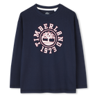 Camiseta de manga longa, AZUL MARINHO, hi-res