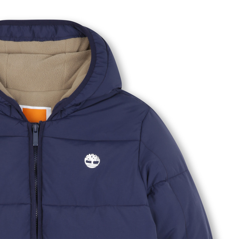 Jaqueta com capuz repelente de &aacute;gua TIMBERLAND 
                        BOY