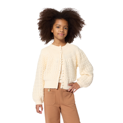 Cardigan de tric&ocirc; CHLOE MENINA