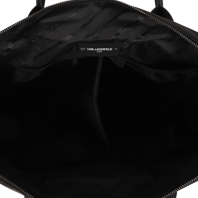 Saco muda-fraldas com estampa KARL LAGERFELD KIDS 
                        UNISEX