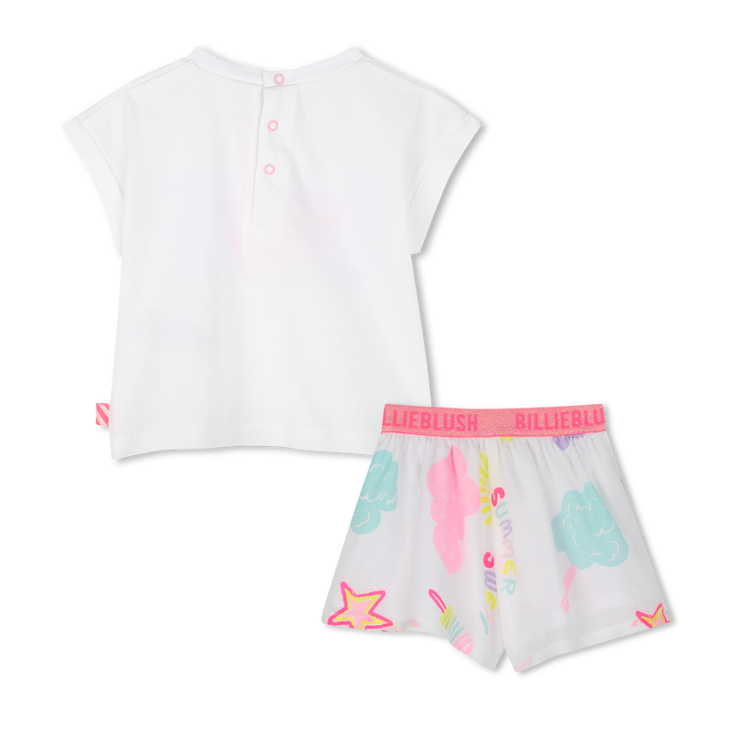 Conjunto de T-shirt e cal&ccedil;&otilde;es BILLIEBLUSH 
                        GIRL