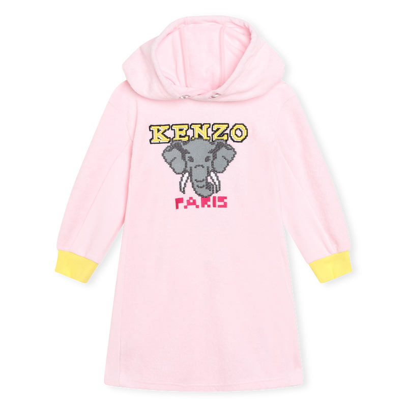 VESTIDO COM CAPUCHA KENZO KIDS 
                    GIRL