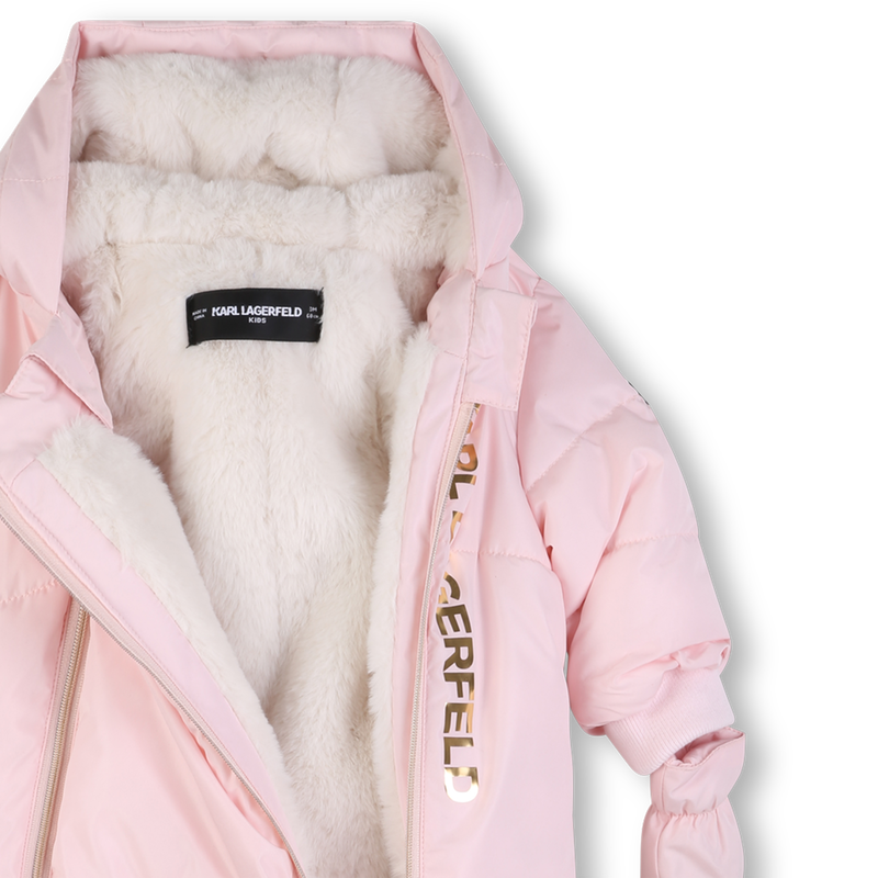 Traje piloto em poliéster KARL LAGERFELD KIDS 
                    GIRL