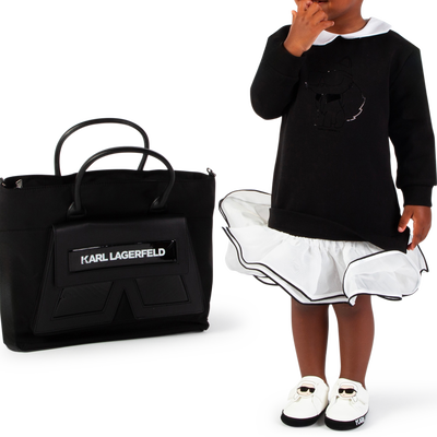 Vestido tutu de cintura baixa KARL LAGERFELD KIDS GIRL