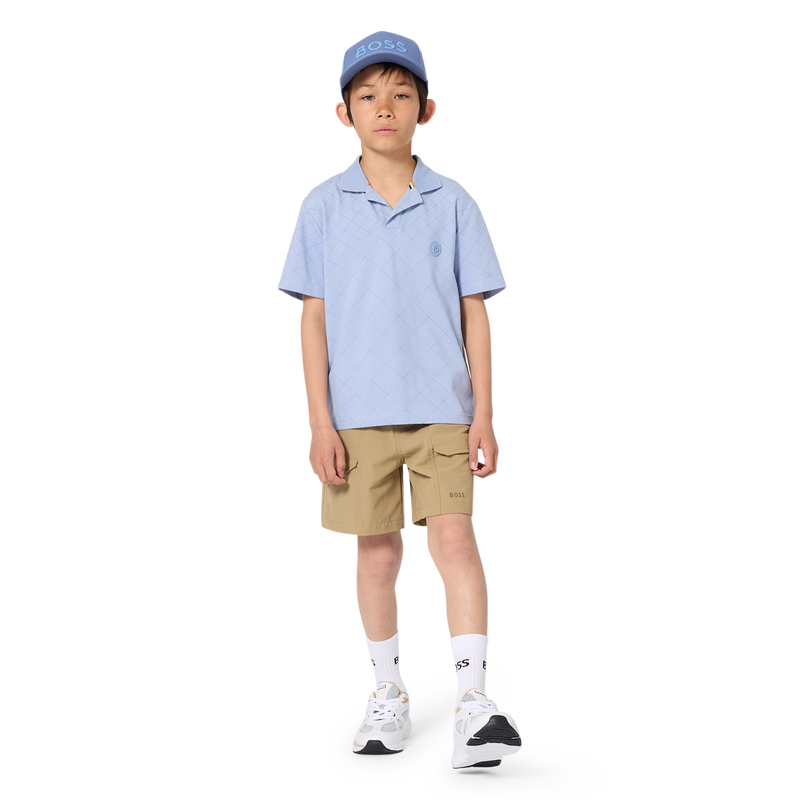 CALÇÕES DE BERMUDA FLEECE BOSS 
                        BOY