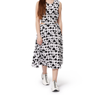 Vestido estampado em algod&atilde;o DKNY 
                    GIRL