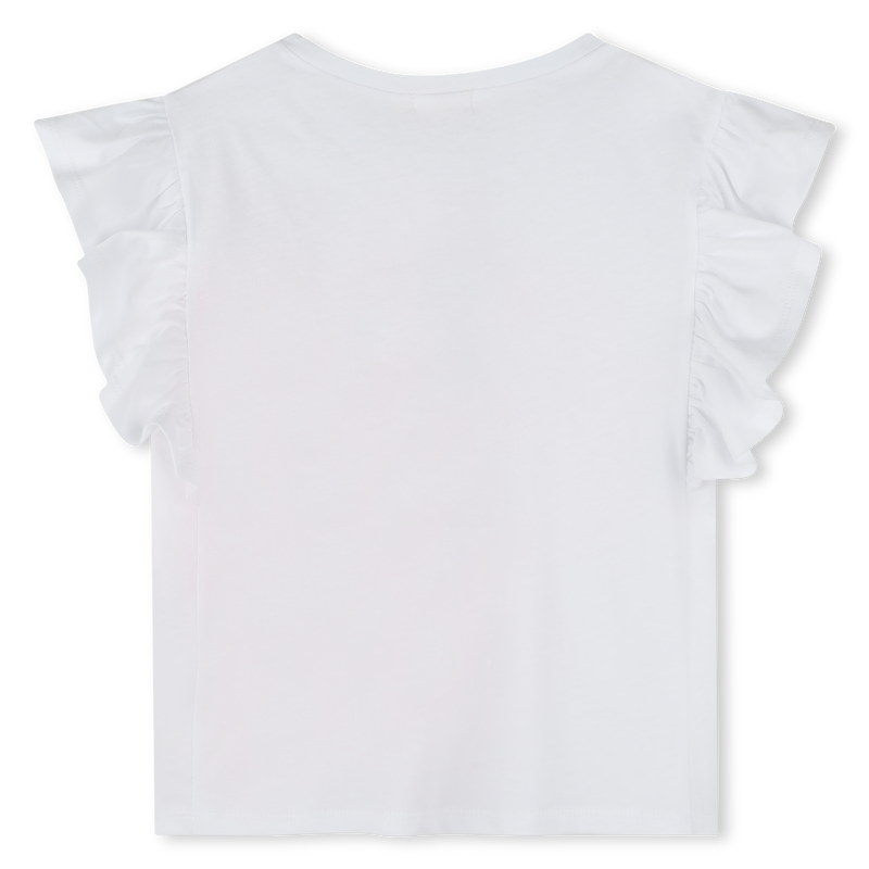 T-shirt com mangas de folhos BILLIEBLUSH 
                        GIRL