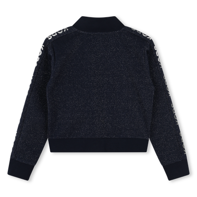 Cardig&atilde; molet&atilde;o e lantejoulas MICHAEL KORS GIRL