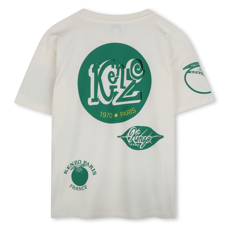 Round-neck cotton T-shirt KENZO KIDS 
                    BOY