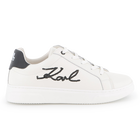 T&ecirc;nis de cano baixo com cadar&ccedil;o KARL LAGERFELD KIDS 
                    GIRL