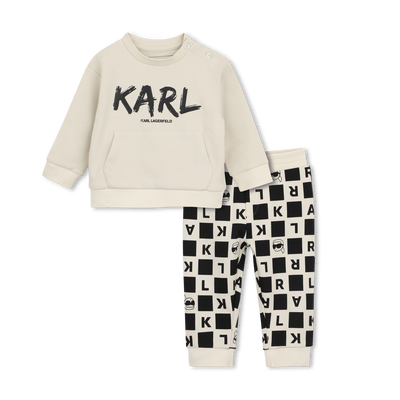 Conjunto de moletom e cal&ccedil;a KARL LAGERFELD KIDS MENINO