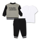Conjunto de moletom KARL LAGERFELD KIDS 
                    MENINO