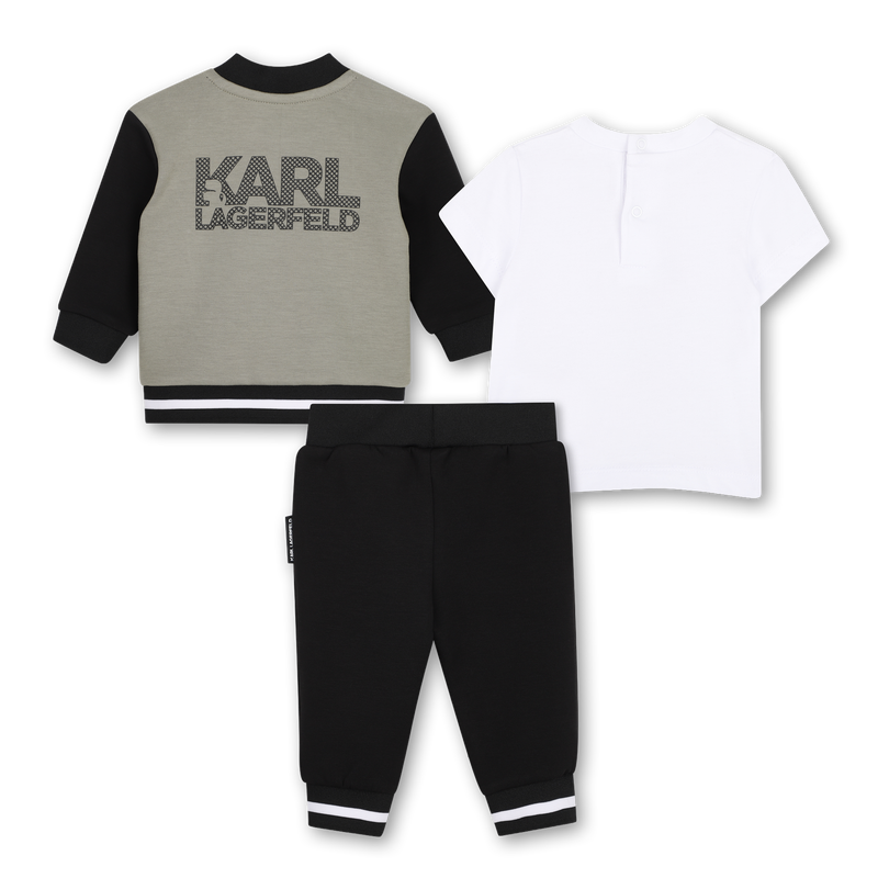 Conjunto de moletom KARL LAGERFELD KIDS 
                        MENINO