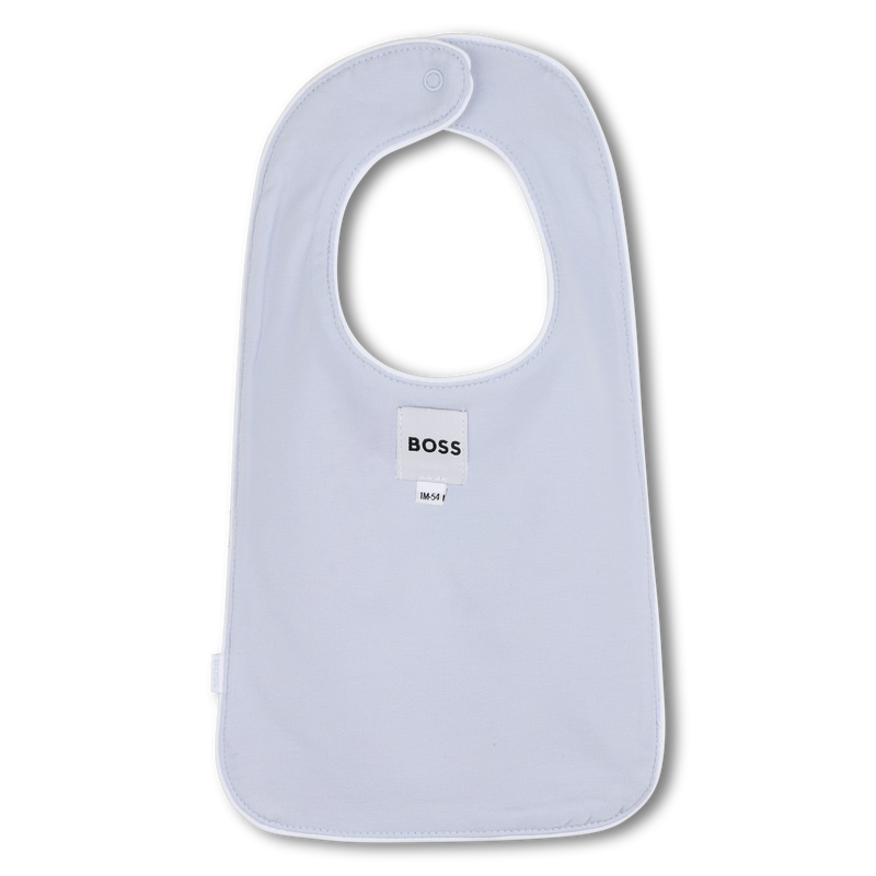 CONJUNTO DE PIJAMA + BIB + GORRO BOSS 
                        BOY