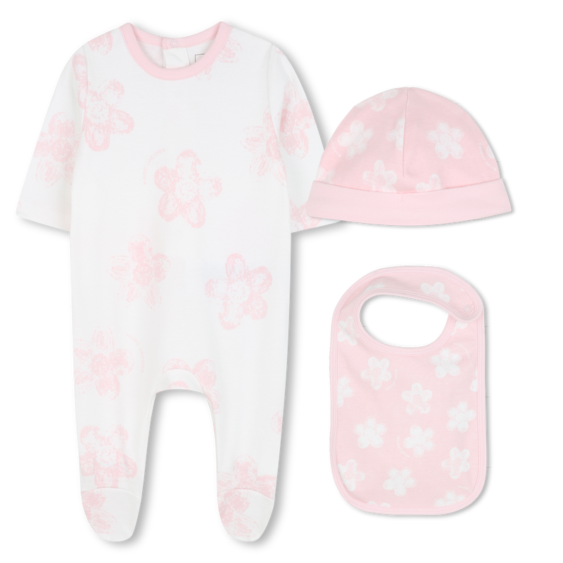 Conjunto de pijama, babador e chapéu MARC JACOBS 
                    UNISEX