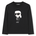 Camiseta de manga comprida, PRETO, hi-res