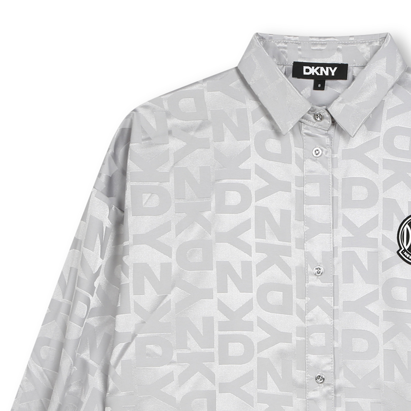 Vestido de manga comprida DKNY 
                        GIRL