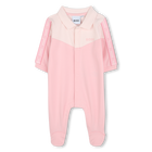 Pijama de recortes e gola polo BOSS 
                    GIRL