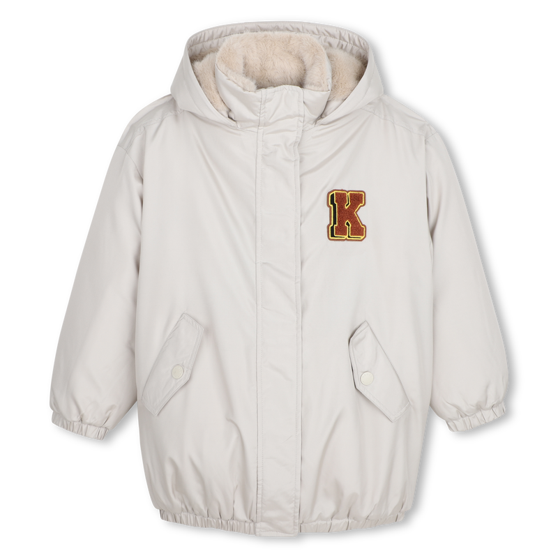 Parka com capuz KENZO KIDS 
                        GIRL