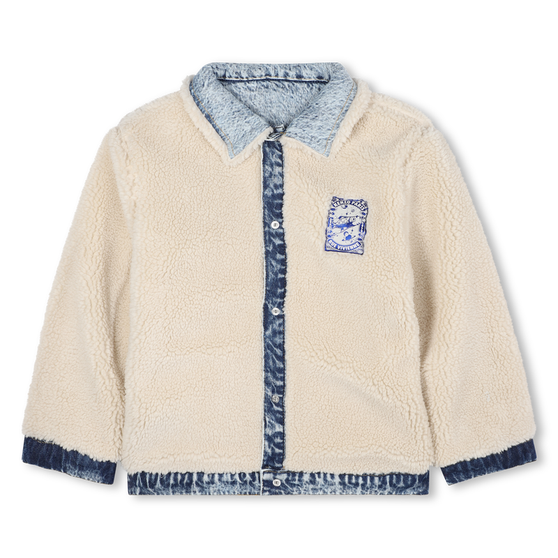 Jaqueta reversível com botões de pressão KENZO KIDS 
                    BOY
