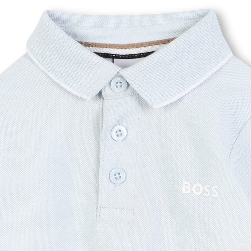 Camisa pólo de manga comprida BOSS 
                    BOY
