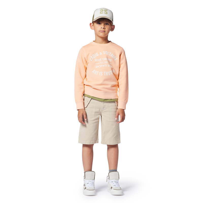 Sweatshirt em molet&atilde;o ZADIG & VOLTAIRE 
                        UNISEX