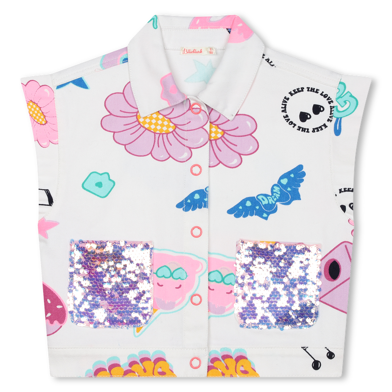 Sleeveless jacket BILLIEBLUSH 
                    GIRL