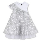 Vestido cerimonial bimaterial KARL LAGERFELD KIDS 
                    GIRL