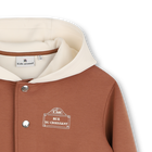 Cardigan  com capuz KIDS AROUND 
                    GIRL