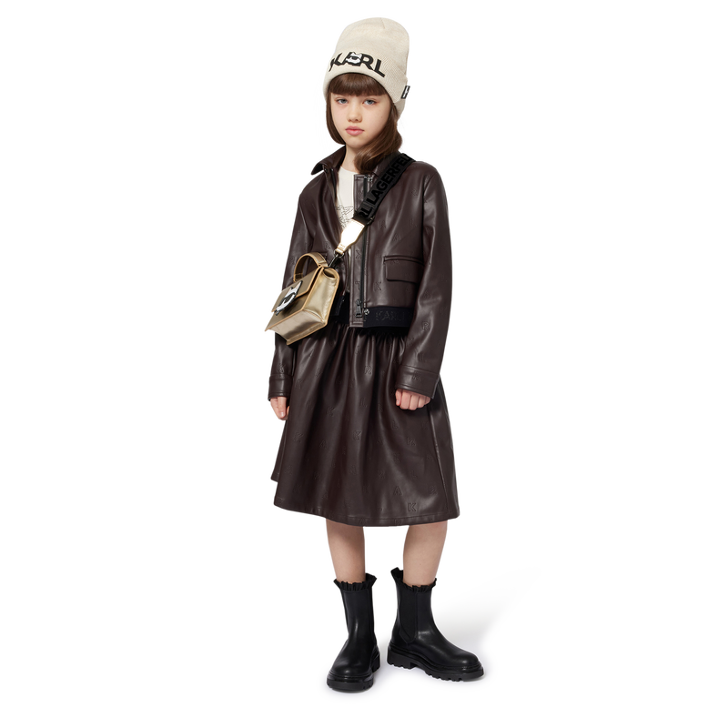 Conjunto de chapéu + aquecedor de pescoço KARL LAGERFELD KIDS 
                    GIRL
