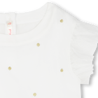 Blusa com tule e lantejoulas BILLIEBLUSH 
                    GIRL