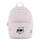 Mochila pequena feita de l&atilde; fofa KARL LAGERFELD KIDS 
                    GIRL