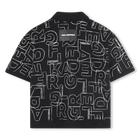 Camisa de manga curta em jersey KARL LAGERFELD KIDS 
                    BOY