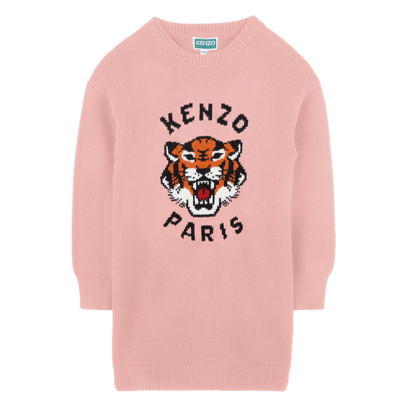 Vestido de malha KENZO KIDS 
                    GIRL