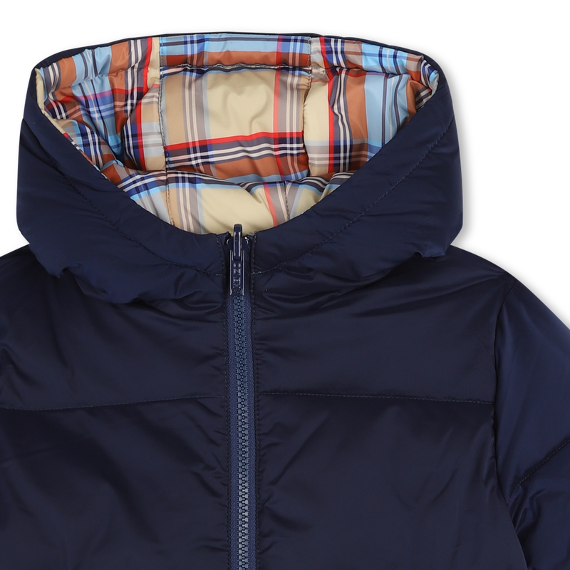 Blusão de penas reversível KENZO KIDS 
                    UNISEX