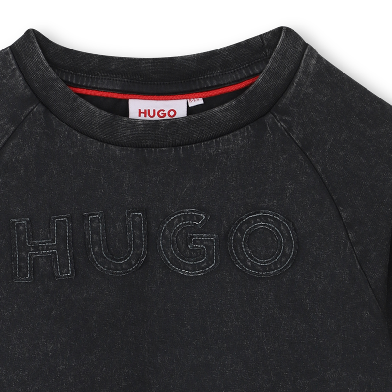 T-shirt de manga curta HUGO 
                        MENINA