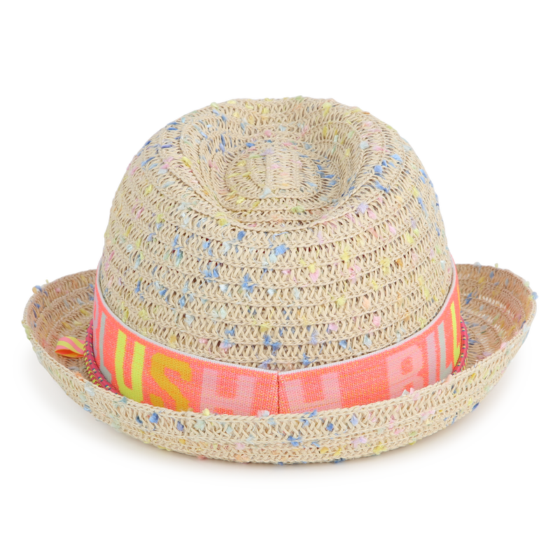 Chapéu entrançado multicolorido BILLIEBLUSH 
                    GIRL