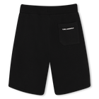 Cal&ccedil;&otilde;es bermudas de algod&atilde;o KARL LAGERFELD KIDS 
                    BOY