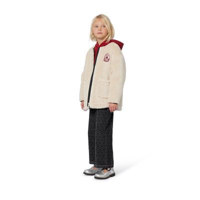 Camisola com capuz polar KENZO KIDS GIRL