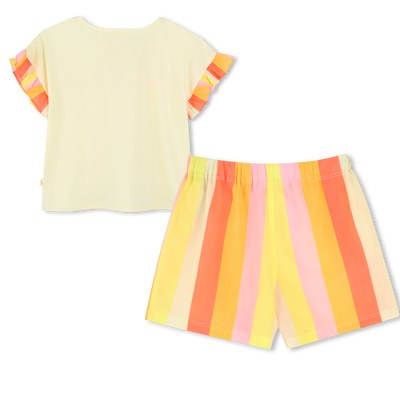 Conjunto de t-shirt e calções BILLIEBLUSH GIRL