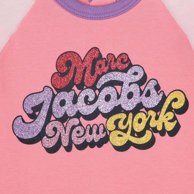 Cotton and fleece onesie THE MARC JACOBS 
                    UNISEX