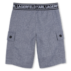 Bermuda jeans shorts KARL LAGERFELD KIDS 
                    BOY