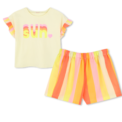 Conjunto de t-shirt e calções BILLIEBLUSH GIRL